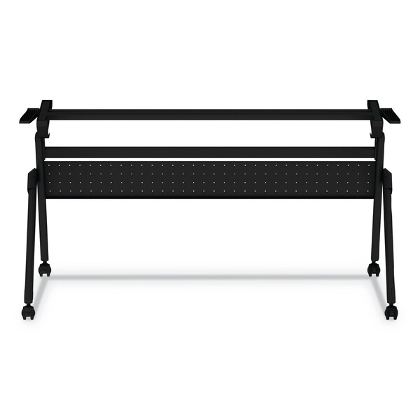 Alera Flip and Nest Table Base, 55 7/8w x 23 5/8d x 28 1/2h, Black - ALEVA7276BK