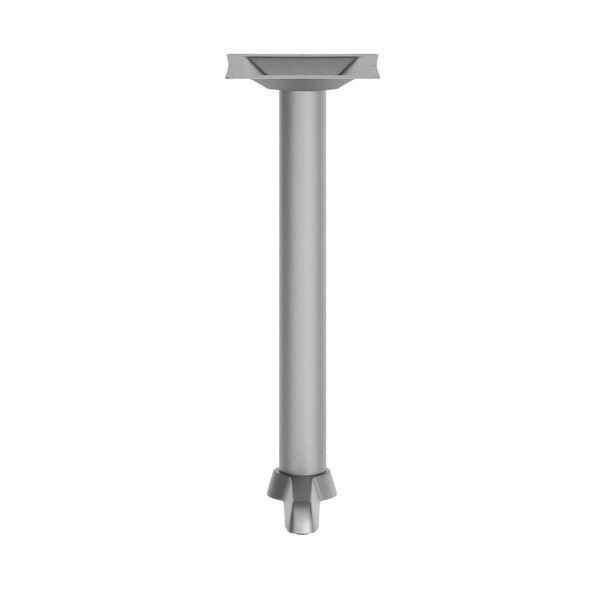 Flash Furniture Beverly 5in. x 22in. Restaurant Indoor/Outdoor Table T-Base w/3in. Dia. Table Height Column, Silver - XU-T0522-SLV-GG