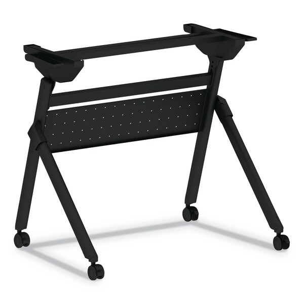 Alera Flip and Nest Table Base, 32 1/4w x 23 5/8d x 28 1/2h, Black - ALEVA7243BK