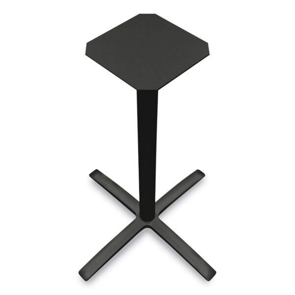 Hon Between Standing-Height X-Base for 42in Table Tops, 32.68w x 41.12h, Black - HBTTX42L.CBK