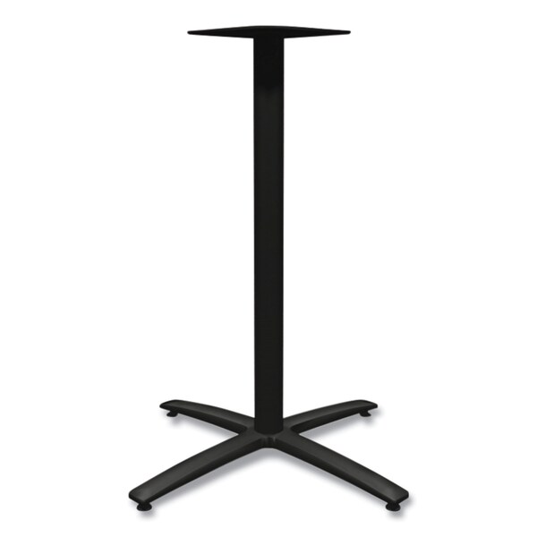 Hon Between Standing-Height X-Base for 42in Table Tops, 32.68w x 41.12h, Black - HBTTX42L.CBK