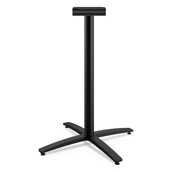 Hon Between Standing-Height X-Base for 42in Table Tops, 32.68w x 41.12h, Black - HBTTX42L.CBK