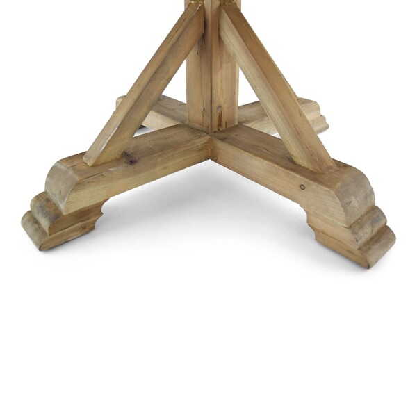 Atlas Commercial Products X-Base for 60" Round Reclaimed Elm Table Top - RFT35-60R-XBASE