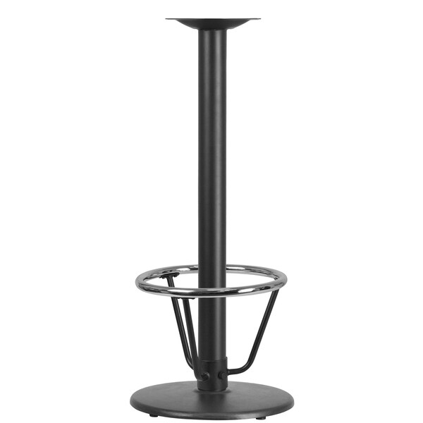 Flash Furniture Black 18" Round Bar Height Base - XU-TR18-BAR-3CFR-GG
