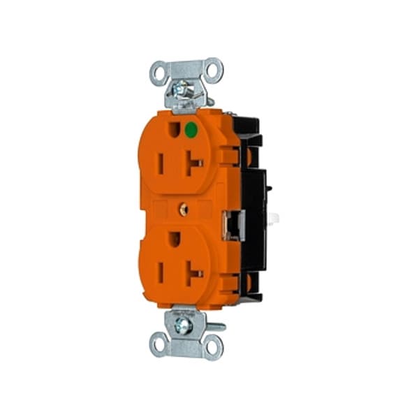 Hubbell Receptacle, 1 hp, 125V AC, NEMA 5-20R - 8300STO