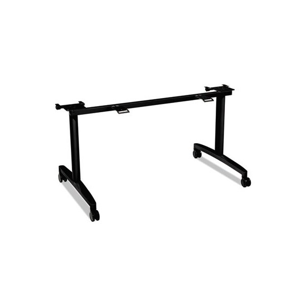 Hon HON, Huddle Flip-Top Base For 24in Deep Table Tops, 51-5/8w X 23-1/2d, Black - MFLIP24CP