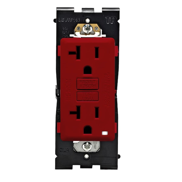 Leviton Circuit Interruptor, 20A, 125V AC, 2, 3 Poles - RGF20-RE