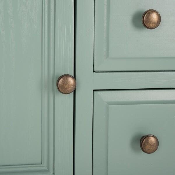 Safavieh Charlotte Sideboard- Aqua Smoke - 34 x 15 x 45.7 in. - AMH6517H