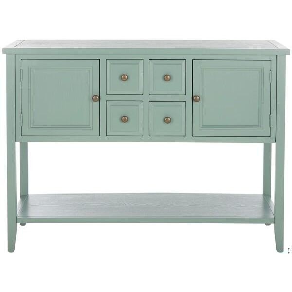 Safavieh Charlotte Sideboard- Aqua Smoke - 34 x 15 x 45.7 in. - AMH6517H
