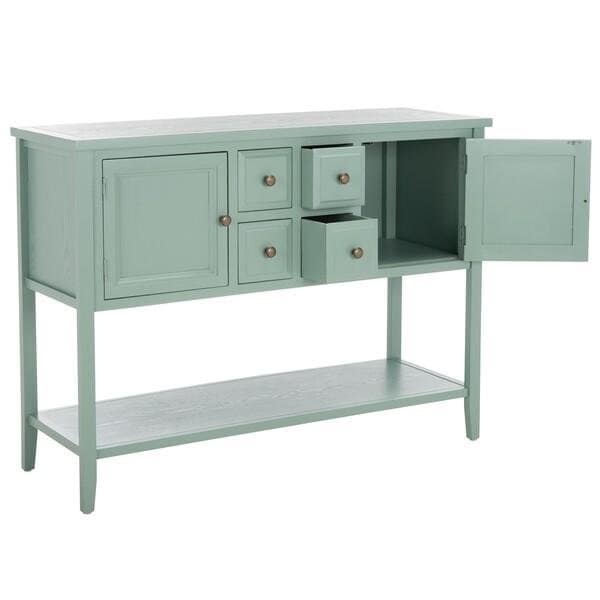 Safavieh Charlotte Sideboard- Aqua Smoke - 34 x 15 x 45.7 in. - AMH6517H