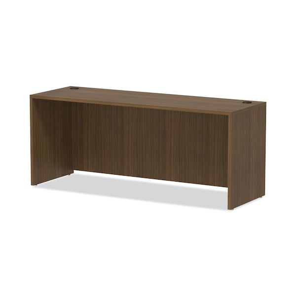 Alera Valencia Credenza Shell, 70 7/8" x 23 5/8" x 29 5/8", Modern Walnut - ALEVA257224WA