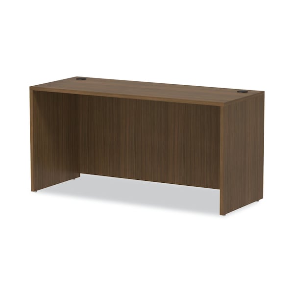 Alera Valencia Credenza Shell, 59 1/8" x 23 5/8" x 29 5/8", Modern Walnut - ALEVA256024WA