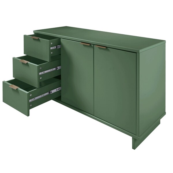 Manhattan Comfort Granville 55.07 Sideboard in Sage Green - SB-5003