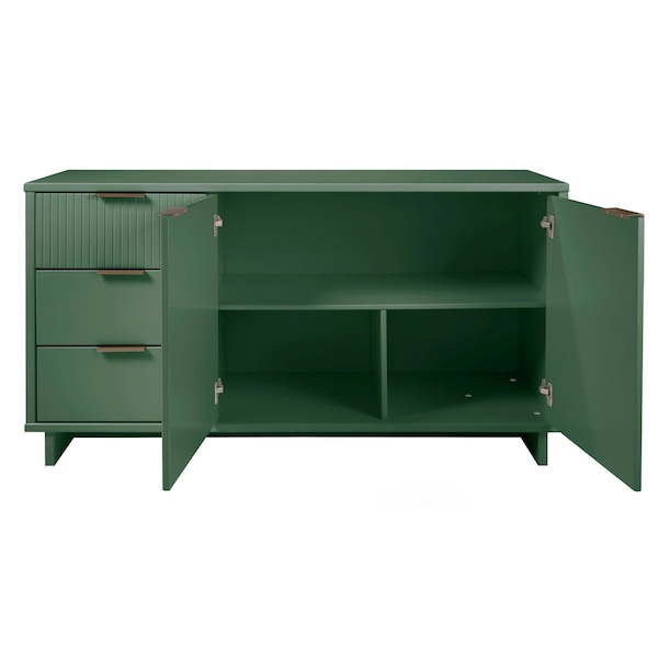 Manhattan Comfort Granville 55.07 Sideboard in Sage Green - SB-5003