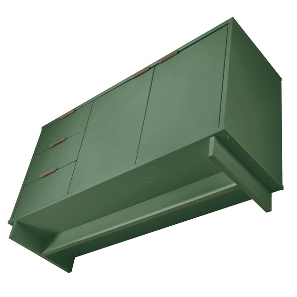 Manhattan Comfort Granville 55.07 Sideboard in Sage Green - SB-5003