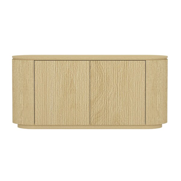 Manhattan Comfort Olivia 60in Sideboard in Natural Oak - SB007-NO