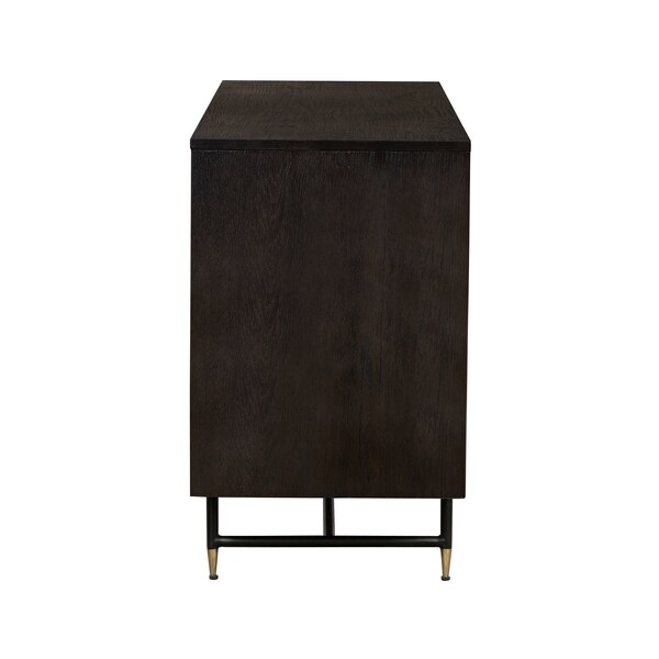 Armen Living Gatsby Oak and Metal Buffet Cabinet - LCGTBUOA