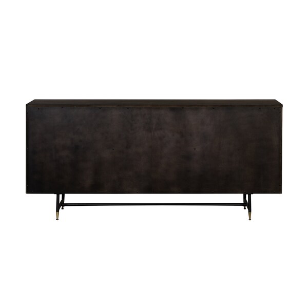 Armen Living Gatsby Oak and Metal Buffet Cabinet - LCGTBUOA
