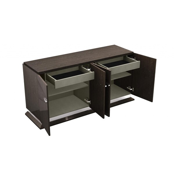 Homeroots Gray Buffet 67 x 20.5 x 32.5 in. - 366369