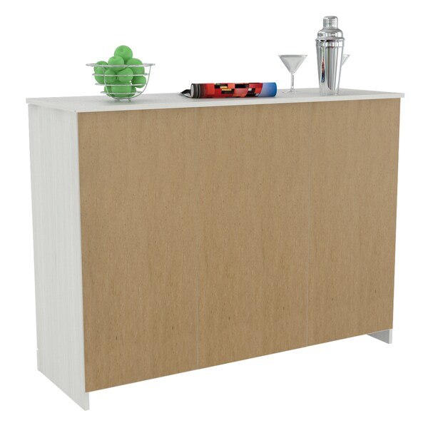 Inval Buffet Cabinet 16.5" D x 47.2" W x 31.7" H in Washed Oak - BF-2216