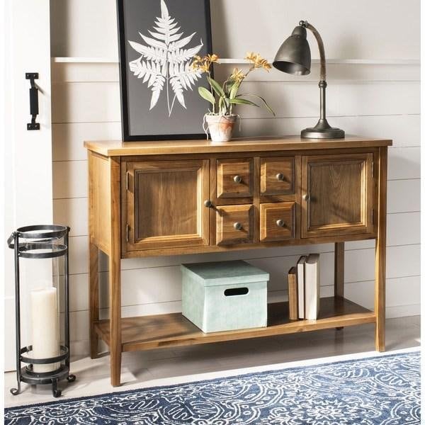 Safavieh Charleston Oak Finish Sideboard - AMH6517A
