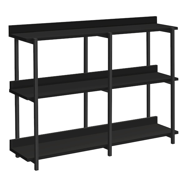 Monarch Specialties Accent Table, Console, Entryway, Narrow, Sofa, Living Room, Bedroom, Metal, Laminate, Black - I 2219