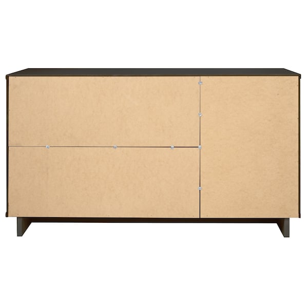 Manhattan Comfort Granville 55.07 Sideboard in Dark Grey - SB-5005