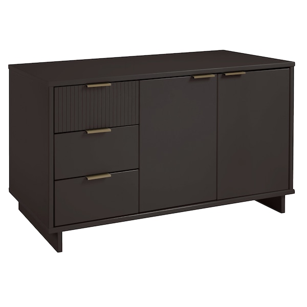 Manhattan Comfort Granville 55.07 Sideboard in Dark Grey - SB-5005