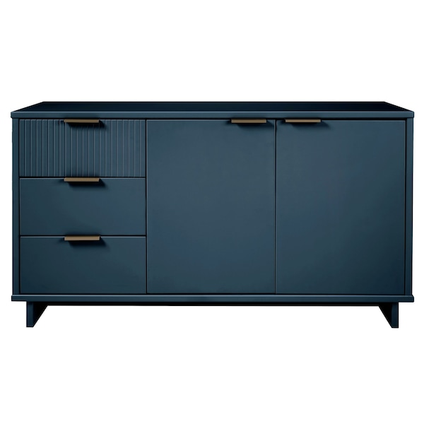 Manhattan Comfort Granville 55.07 Sideboard in Midnight Blue - SB-5004