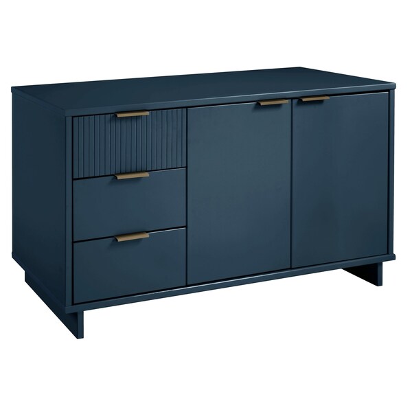 Manhattan Comfort Granville 55.07 Sideboard in Midnight Blue - SB-5004