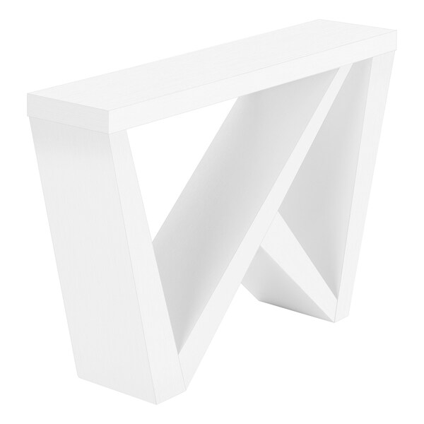 Monarch Specialties Accent Table, Console, Entryway, Narrow, Sofa, Living Room, Bedroom, Laminate, White, Contemporary - I 2429
