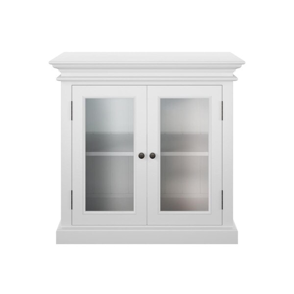 Made-To-Order Halifax Display Buffet with 2 Glass Doors, White - MA2475776