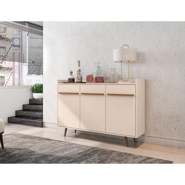 Manhattan Comfort Bradley 53.54 Buffet Stand, Off White - 230BMC1