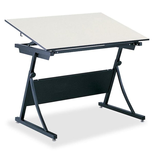 Safco Drafting Table Base , 43" W 29" to 37.5" H,  - 3957