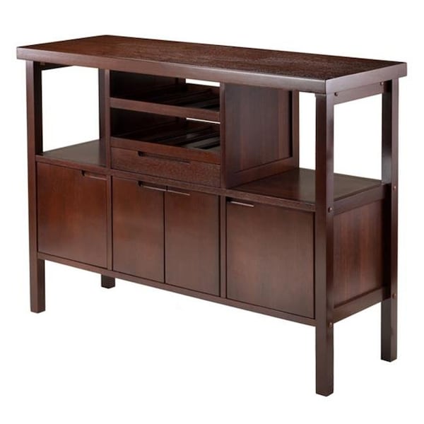 Doba-Bnt 34.02 x 45.98 x 15.98 in. Diego Buffet - Sideboard Table; Walnut - SA609846