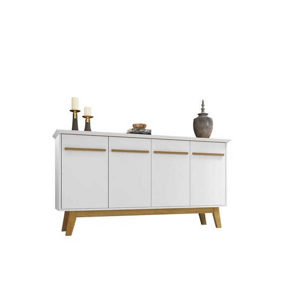 Manhattan Comfort Yonkers 62.99 Sideboard, White - 232BMC6