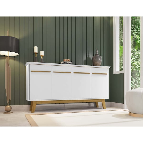 Manhattan Comfort Yonkers 62.99 Sideboard, White - 232BMC6