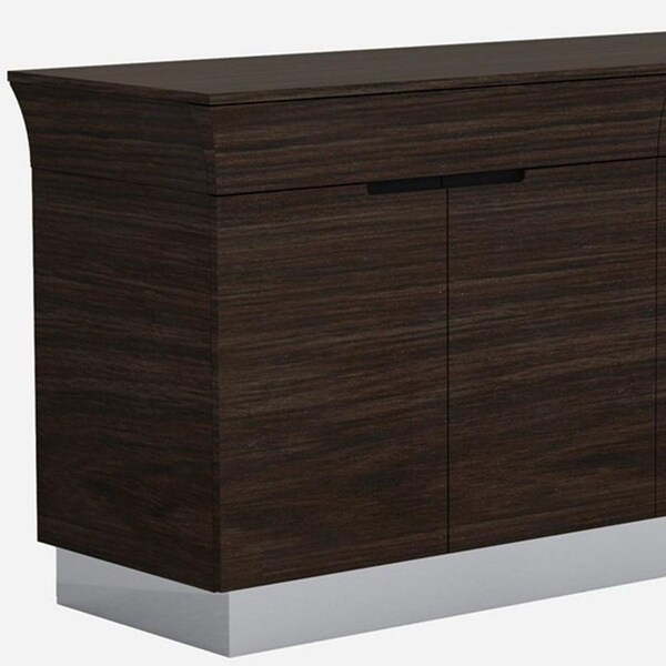 Homeroots Wenge Buffet 70 x 18 x 31 in. - 366213