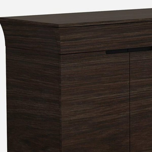 Homeroots Wenge Buffet 70 x 18 x 31 in. - 366213