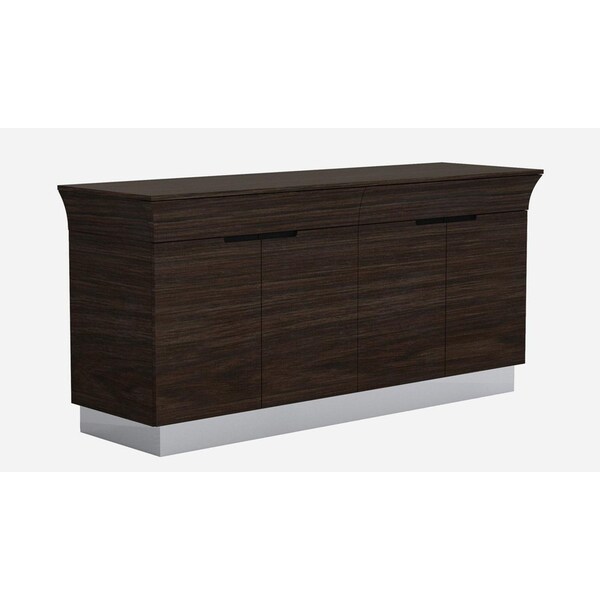 Homeroots Wenge Buffet 70 x 18 x 31 in. - 366213
