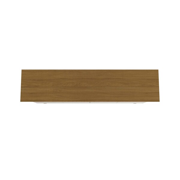 Manhattan Comfort Yonkers 62.99 Sideboard, Off White and Cinnamon - 232BMC12