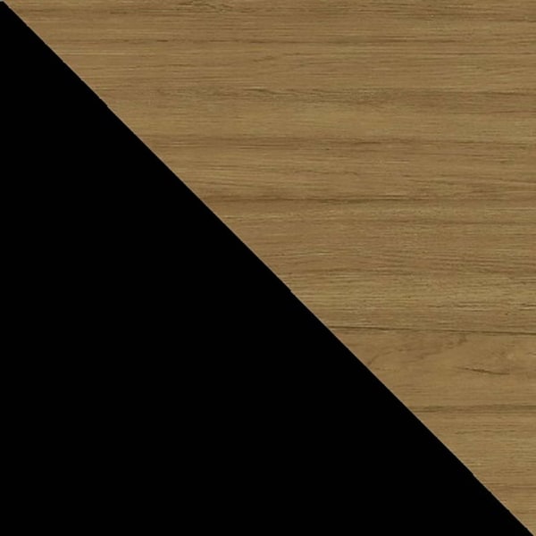 Manhattan Comfort Yonkers 62.99 Sideboard, Black and Cinnamon - 232BMC82