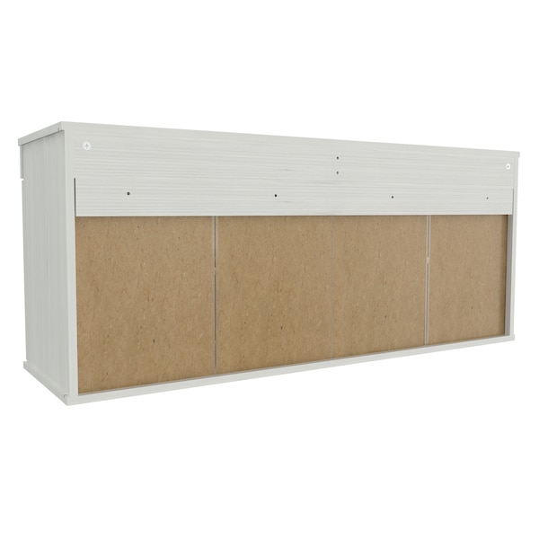 Inval Buffet Cabinet 47.2 in. W x 19.69 in. H x 13.54 in. D in Washed Oak Wall Mounted 2-Door - GCS-149