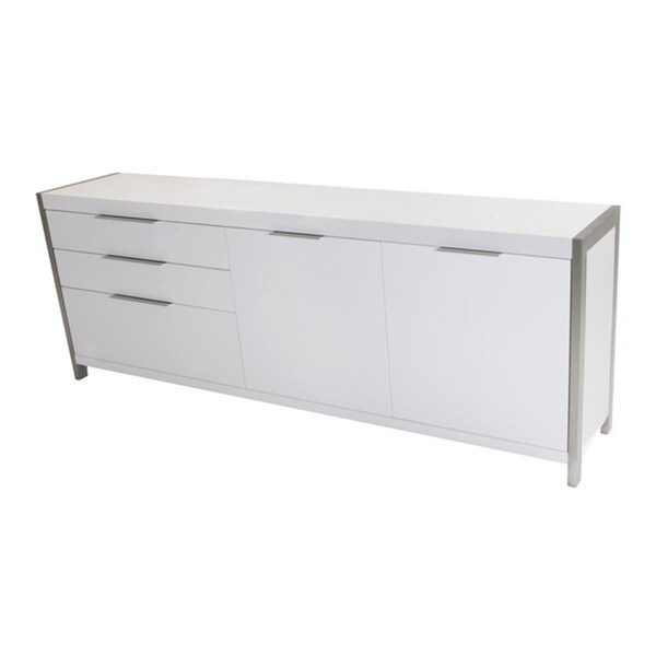 Moes Home Collection Neo Sideboard- White - ER-1118-18