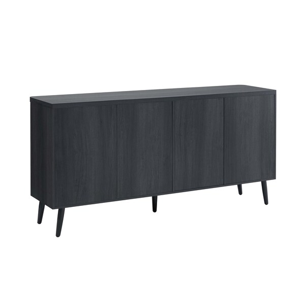 Manhattan Comfort Jodie Sideboard in Charcoal Grey - SB001-GY