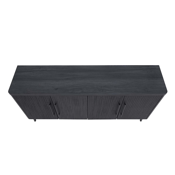 Manhattan Comfort Jodie Sideboard in Charcoal Grey - SB001-GY