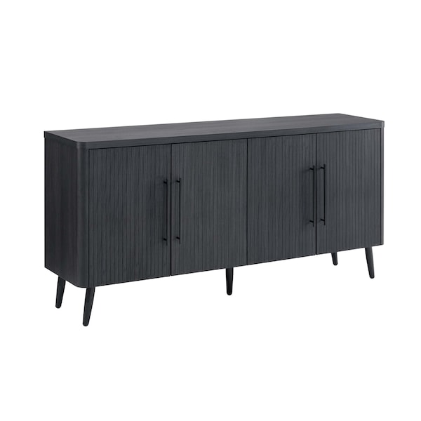 Manhattan Comfort Jodie Sideboard in Charcoal Grey - SB001-GY
