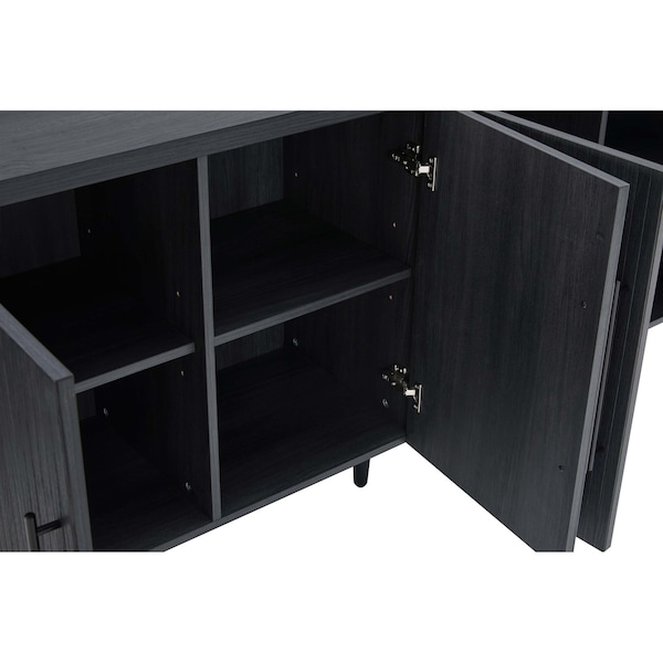 Manhattan Comfort Jodie Sideboard in Charcoal Grey - SB001-GY