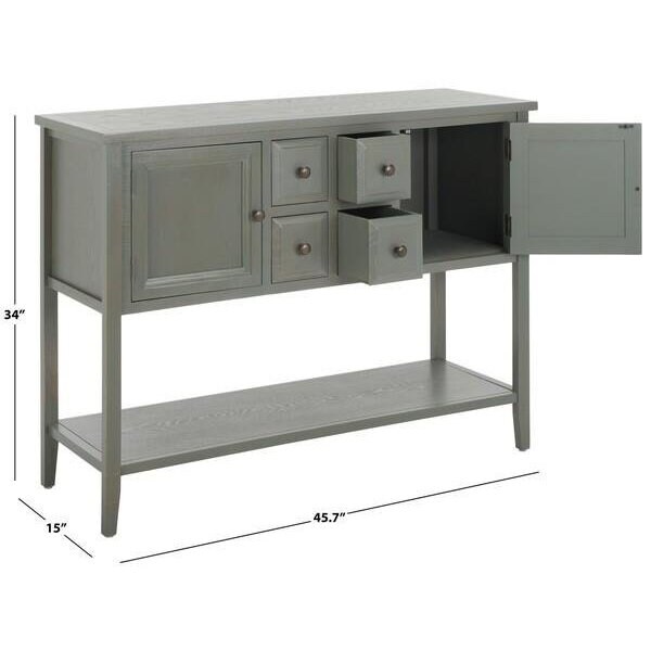 Safavieh Charlotte Sideboard- French Grey - 34 x 15 x 45.7 in. - AMH6517E