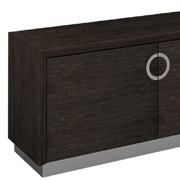 Homeroots Gray Buffet 72 x 22 x 35 in. - 366218
